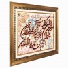 イランの手作り絵画絨毯 タブリーズ 番号 902046