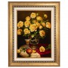 تابلو فرش دستباف گل در گلدان تبریز کد 902034