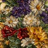 تابلو فرش دستباف گل در گلدان تبریز کد 902058