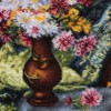 イランの手作り絵画絨毯 タブリーズ 番号 912032