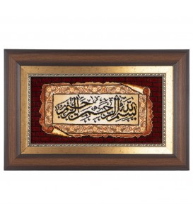 イランの手作り絵画絨毯 タブリーズ 番号 912039