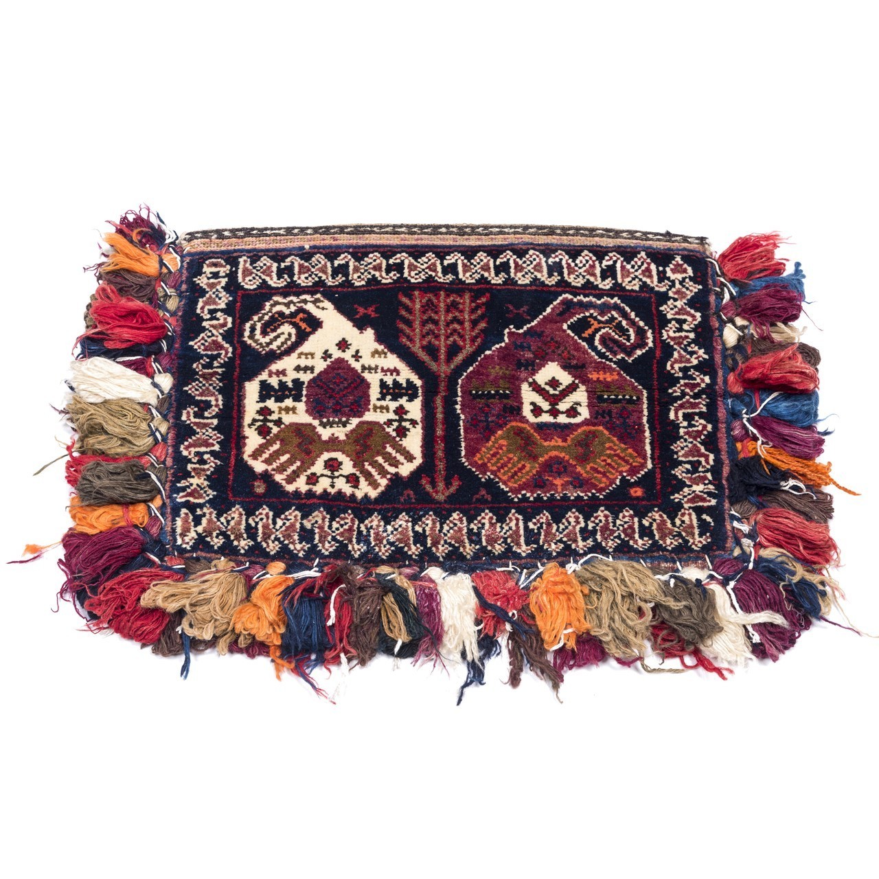 Satteltasche handgeknüpfter persischer Teppich. Ziffer 102281