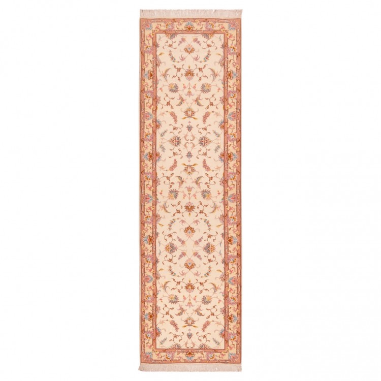 イランの手作りカーペット タブリーズ 番号 181030 - 75 × 249