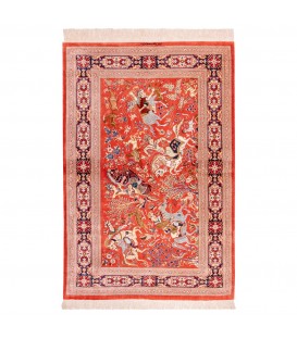 Персидский ковер ручной работы Кома Код 181051 - 79 × 118