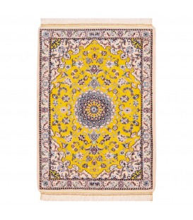 イランの手作りカーペット ナイン 番号 180007 - 65 × 94