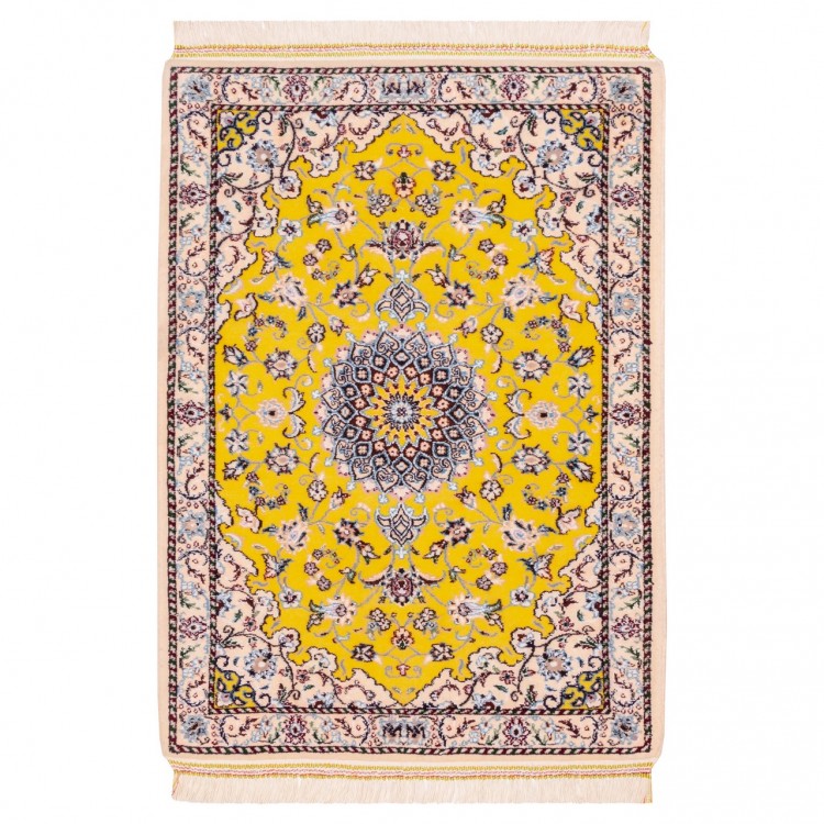 イランの手作りカーペット ナイン 番号 180007 - 65 × 94