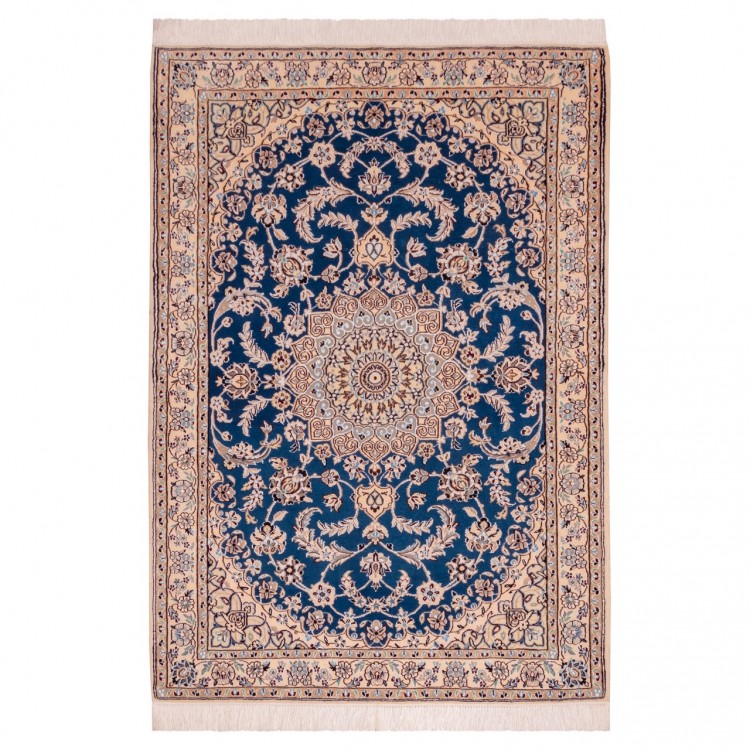 イランの手作りカーペット ナイン 番号 180031 - 103 × 150