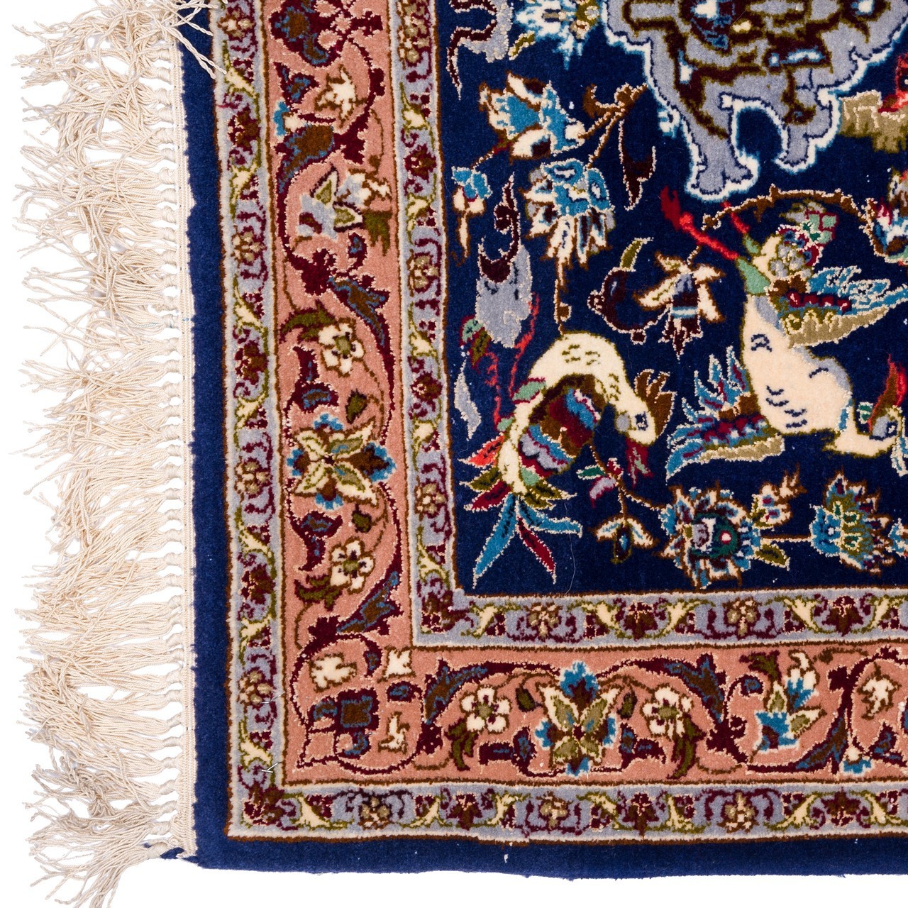پادری فرش دستبافت قدیمی اصفهان کد 102208