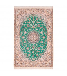 イランの手作りカーペット ナイン 番号 180039 - 111 × 167