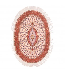 Персидский ковер ручной работы Тебриз Код 182041 - 105 × 157