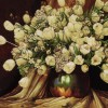 تابلو فرش دستباف گل لاله در گلدان تبریز کد 902082