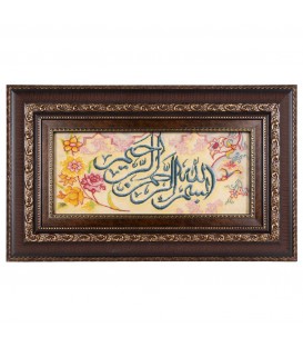 イランの手作り絵画絨毯 タブリーズ 番号 902109