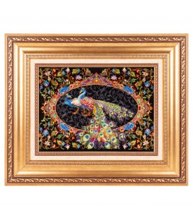 イランの手作り絵画絨毯 コム 番号 902139