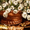 تابلو فرش دستباف گل لاله در گلدان تبریز کد 902159