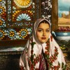 Tableau tapis persan Tabriz fait main Réf ID 902161
