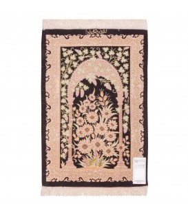 イランの手作りカーペット タブリーズ 番号 172102 - 40 × 61