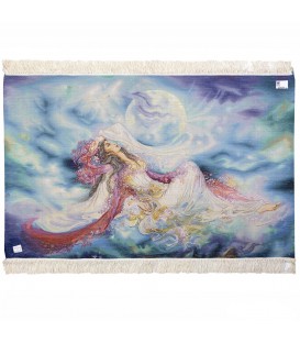 イランの手作り絵画絨毯 タブリーズ 番号 793001