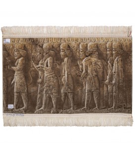 Tableau tapis persan Tabriz fait main Réf ID 793063