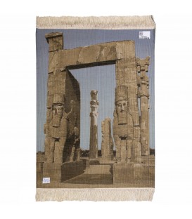 Tableau tapis persan Tabriz fait main Réf ID 793075