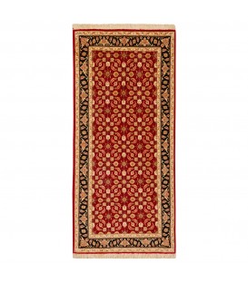イランの手作りカーペット タブリーズ 番号 701302 - 73 × 162