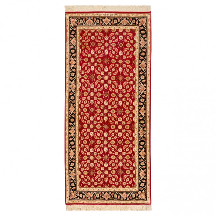 Tappeto persiano Tabriz annodato a mano codice 701303 - 72 × 163