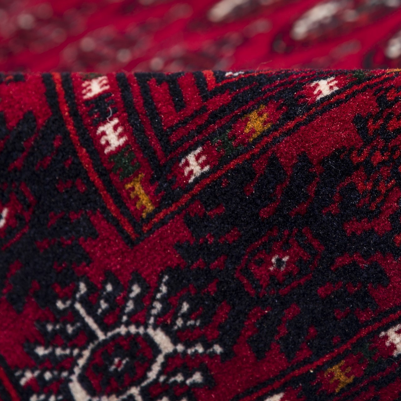 فرش دستبافت دو و نیم متری ترکمن کد 141798