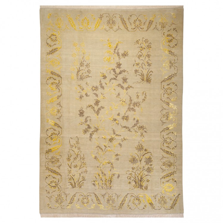 Персидский ковер ручной работы Тебриз Код 701216 - 0 × 0