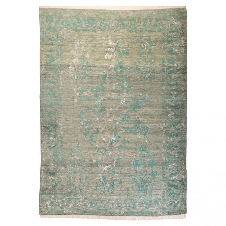 Персидский ковер ручной работы Тебриз Код 701217 - 0 × 0
