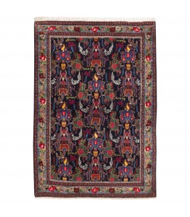 فرش دستباف قدیمی سه متری کردستان کد 184011