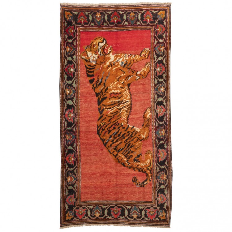 Персидский ковер ручной работы Азербайджан Код 184013 - 148 × 280