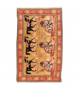 فرش دستباف قدیمی سه متری آذربایجان کد 184014