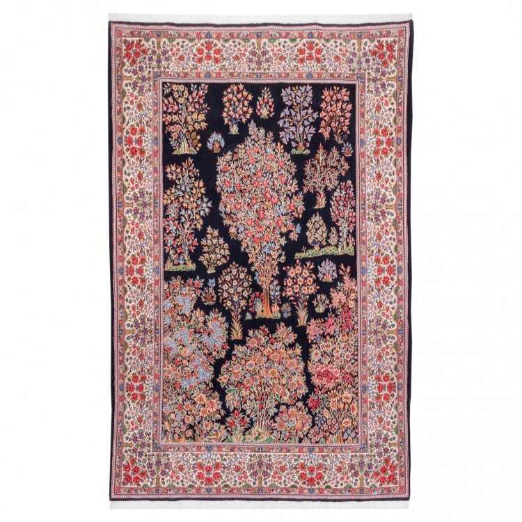 Персидский ковер ручной работы Керман Код 183007 - 212 × 286