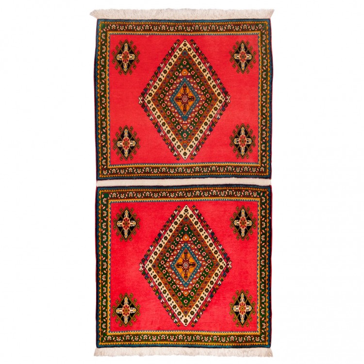 イランの手作りカーペット カシュカイ 番号 183040 - 62 × 116