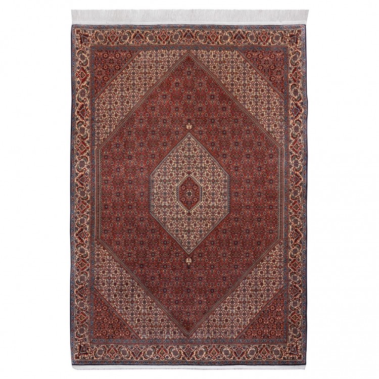 イランの手作りカーペット ビジャール 番号 183026 - 137 × 198