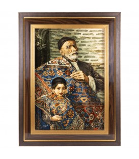 Tappeto persiano Tabriz a disegno pittorico codice 913001