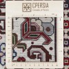 Персидский ковер ручной работы Гериз Код 183081 - 104 × 150