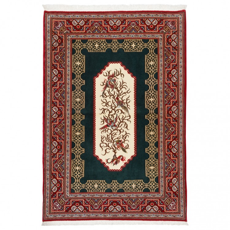 Персидский ковер ручной работы Кома Код 183094 - 105 × 153