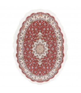 イランの手作りカーペット タブリーズ 番号 183096 - 144 × 198