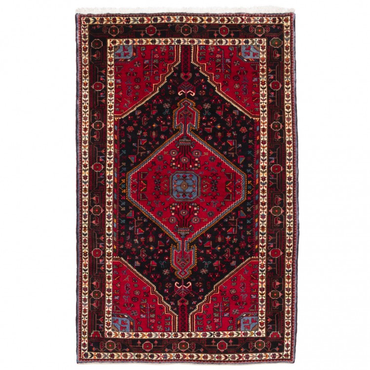 イランの手作りカーペット トゥイゼルカン 番号 185016 - 145 × 230