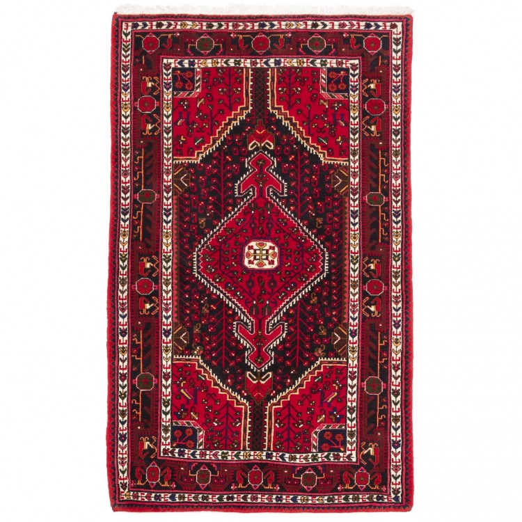 イランの手作りカーペット トゥイゼルカン 番号 185019 - 131 × 217
