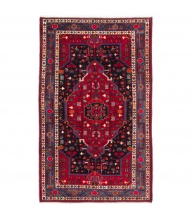 イランの手作りカーペット トゥイゼルカン 番号 185028 - 143 × 233