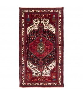 イランの手作りカーペット トゥイゼルカン 番号 185013 - 142 × 252