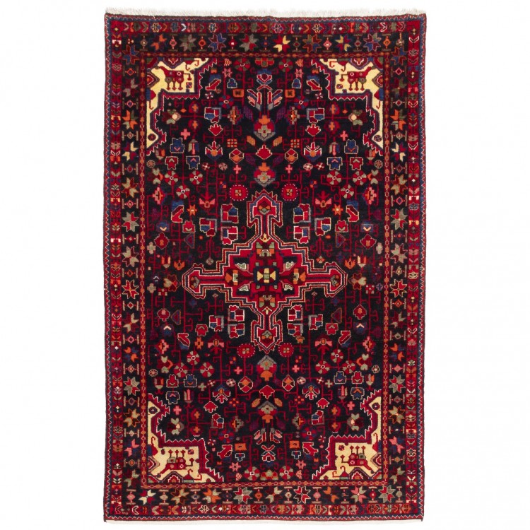 イランの手作りカーペット ナハヴァンド 番号 185022 - 138 × 215