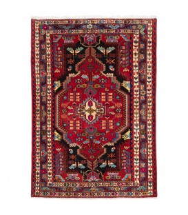 イランの手作りカーペット トゥイゼルカン 番号 185029 - 154 × 220
