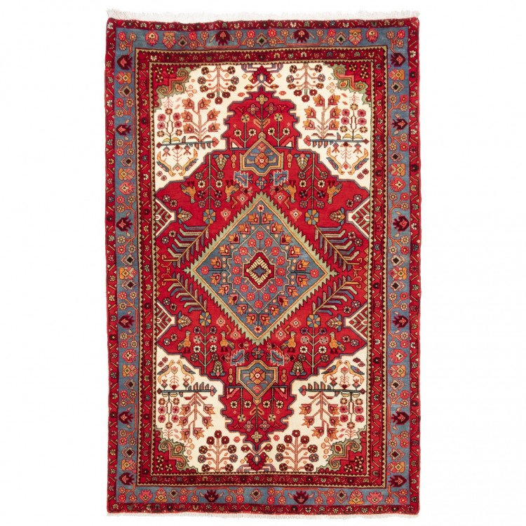 イランの手作りカーペット ナハヴァンド 番号 185040 - 150 × 250