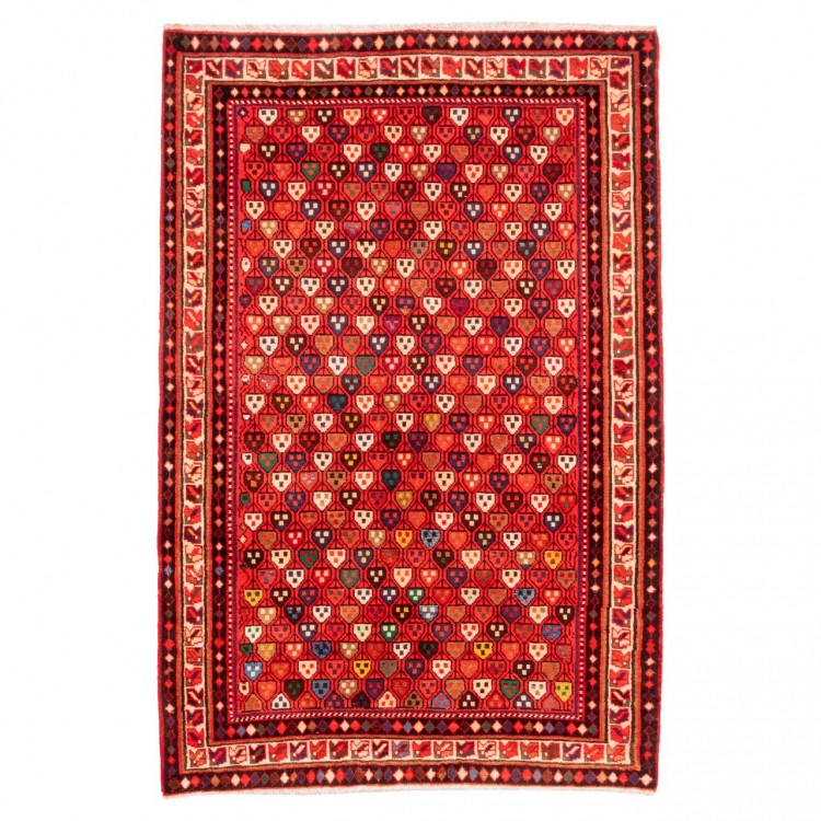 イランの手作りカーペット シルジャン 番号 185108 - 100 × 150