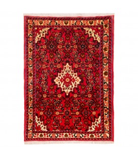 イランの手作りカーペット ハメダン 番号 185127 - 118 × 147