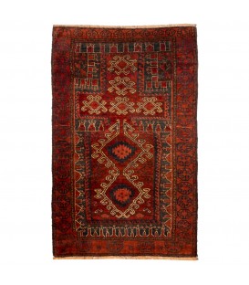 イランの手作りカーペット バルーチ 番号 185153 - 82 × 130