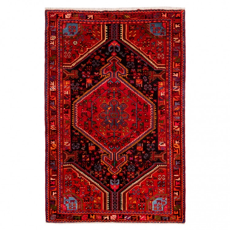 イランの手作りカーペット トゥイゼルカン 番号 185125 - 118 × 167