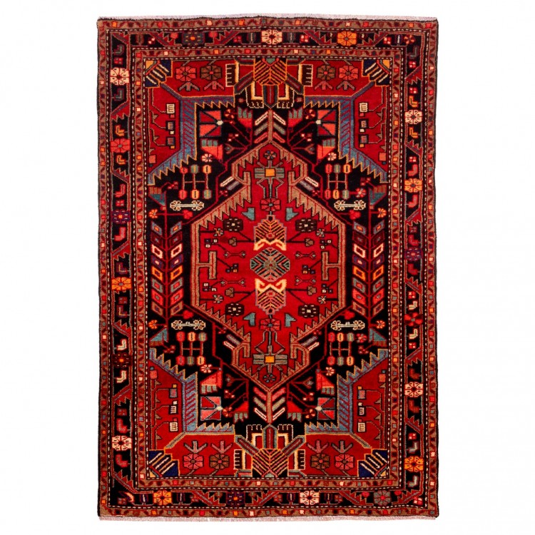 イランの手作りカーペット トゥイゼルカン 番号 185130 - 118 × 176